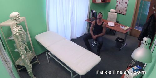 Nurse caught guy wanking at her desk