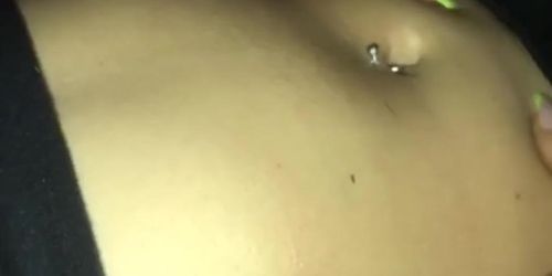 18 year old lesbian belly button play (Larissa Mendes)