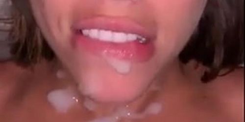 Beautiful girl facial