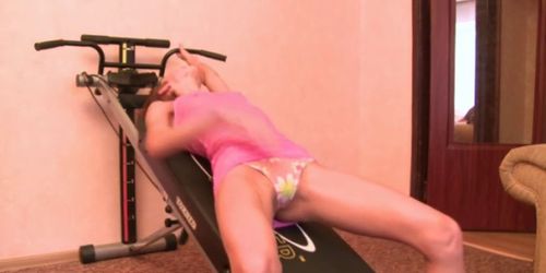 Natashas apartment exercises fucked hard - video 2