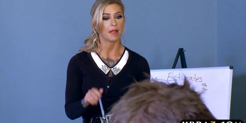 MILF boss inspires her office employees by fucking them (Kleio , Kleio Valentien)