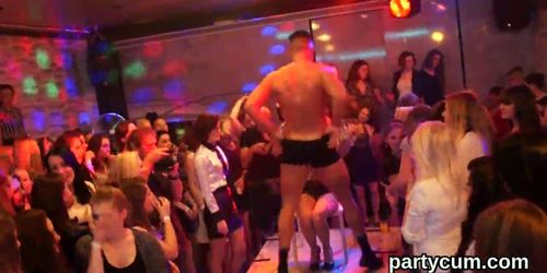 Nasty teenies get absolutely delirious and naked at hardcore party