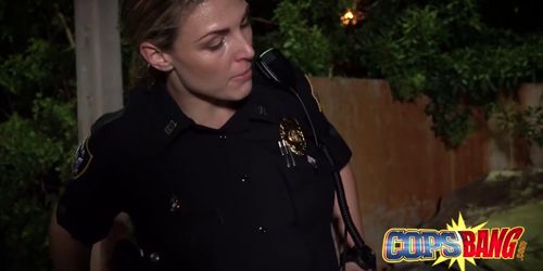 Casual sluts at the police are fucking hard to fight crime