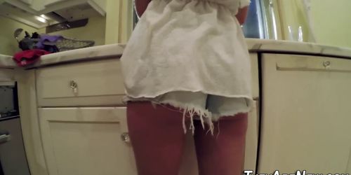 Pov teen face spunked