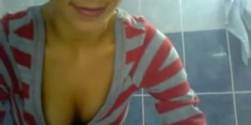 Striptease In The Bathroom