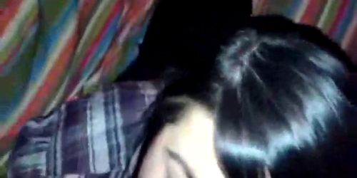 Italian girlfriend suck and cum in mouth