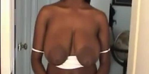 Big areolas on black girl