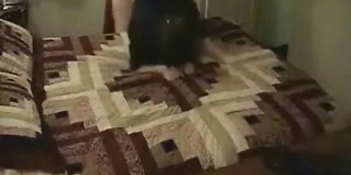 Amateur chick fucked by black lover