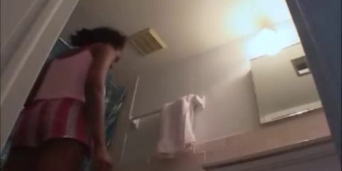 Black Teen In Shower