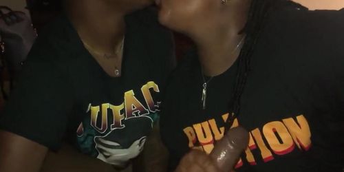 I GOT JUMPED! LOL. THIS DOUBLE BLOWJOB CAPPED OFF MY WEEKEND PERFECTLY