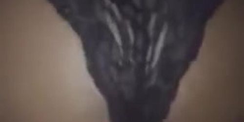 Ebony panties the side
