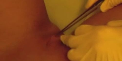 Detailed Clitpiercing Session