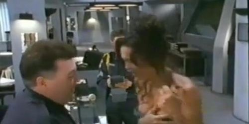 Julie Strain Breasts,  Butt Scene  in Busted