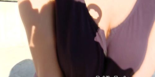 Real amateur gets rammed