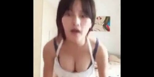 Cute Chinese girl with big boobs