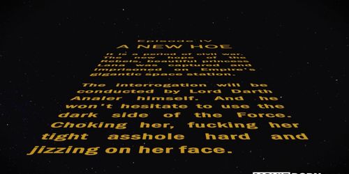 STAR WARS - Anal Princess Leia
