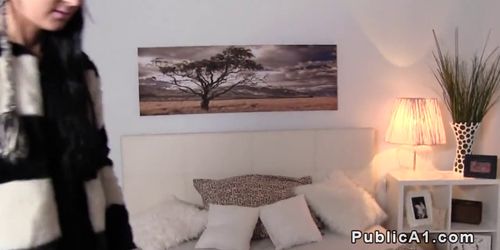 Euro amateur babe fucks fake agent
