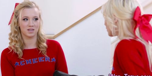 Skinny little teen lesbian cheerleaders