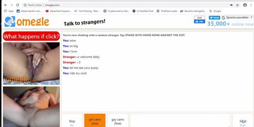 Milf in omegle mastrubating and cums for me