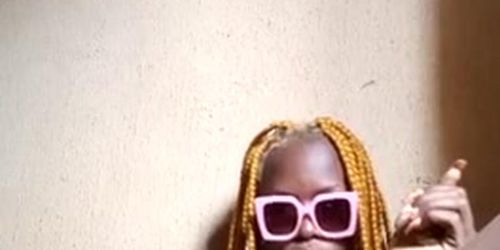 My Lil African back at it