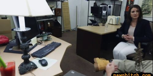 Customers wife screwed by pawn keeper