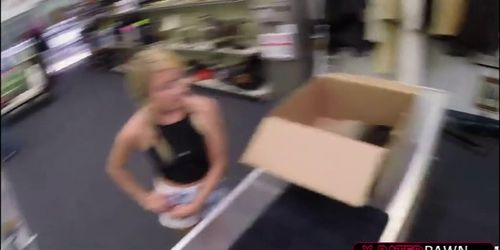 Blonde with curves gets fucked by Shawn