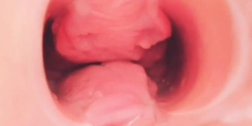 Watch How The Pussy Is Drinking Sperm