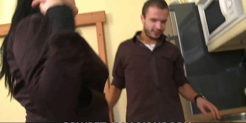 He picks up BBW from the street