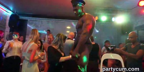 Slutty sweeties get totally wild and stripped at hardcore party