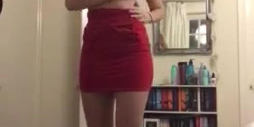 Teen Girl Strips Down & Fingers Herself