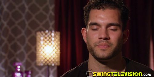 Horny swinger couple arrives to the swing mansion with a bang