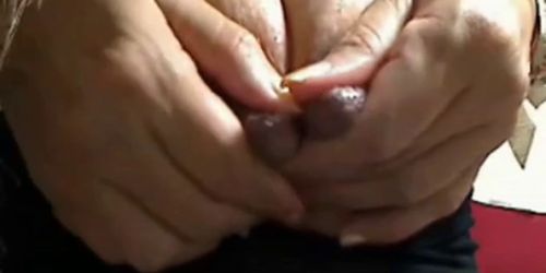 webcam big lactating nips - video 2