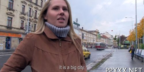 Money for beautys skillful blowjob - video 2