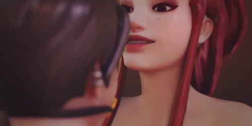 Overwatch - Brigette puts Tracer on screw machine