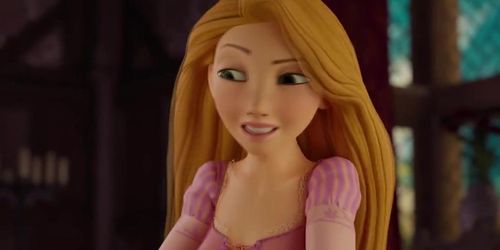 Rapunzel first blowjob