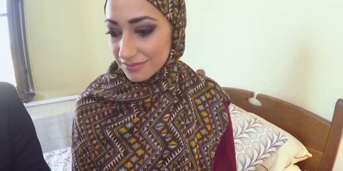 Rich guy proves that money can buy the best Arab pussy in two