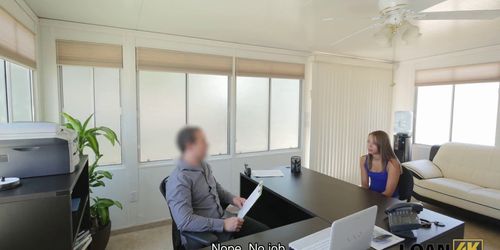 loan4k. agent is ready to give credit to slut after hard sex with him