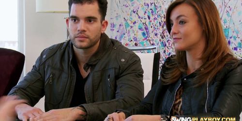 this swinger couple feels excited in the sensual game