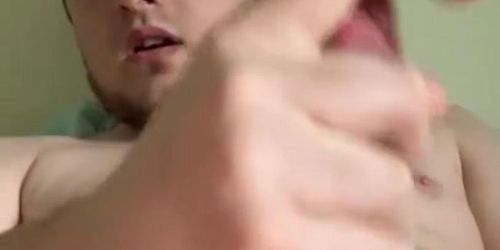 Distance Cumshot Self Facial