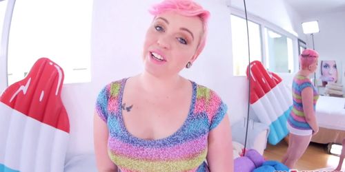 Big Tits Miley may POV Deepthroat and Swallowing Cum (Caroline Cross)