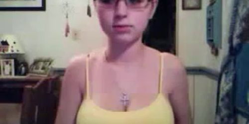 Sexxy Teen Whore With Huge Tits on Webcam