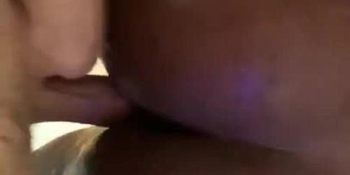 Black College Girl Gets Fucked From behind During Christmas Break