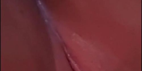 Pussy close up Pushing out all his cum