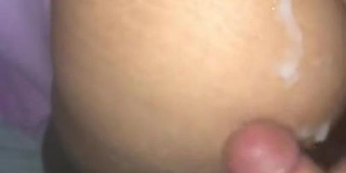 big booty light skin teen gets ass shots