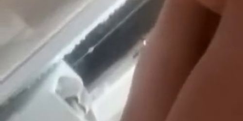 Homemade Girlfriend Shower Dildo Fuck