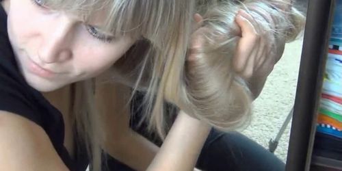 Hairjob , Long hair , Hair - video 8