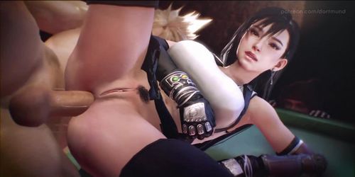 Final Fantasy VII Remake - Hot Tifa Lockhart And Jessie Rasberry - Part 1