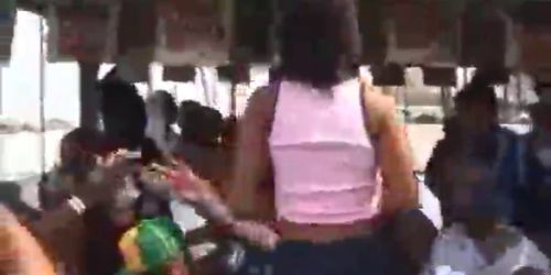 Phat Ghetto Booty On Display black ebony cumshots ebony swallow interracia