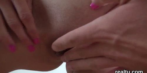 Exceptional czech chick gets seduced in the mall and reamed in pov
