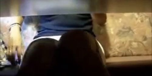 Adventurous asian going down like a submarine on my love box dagger in Chinese restaurant
